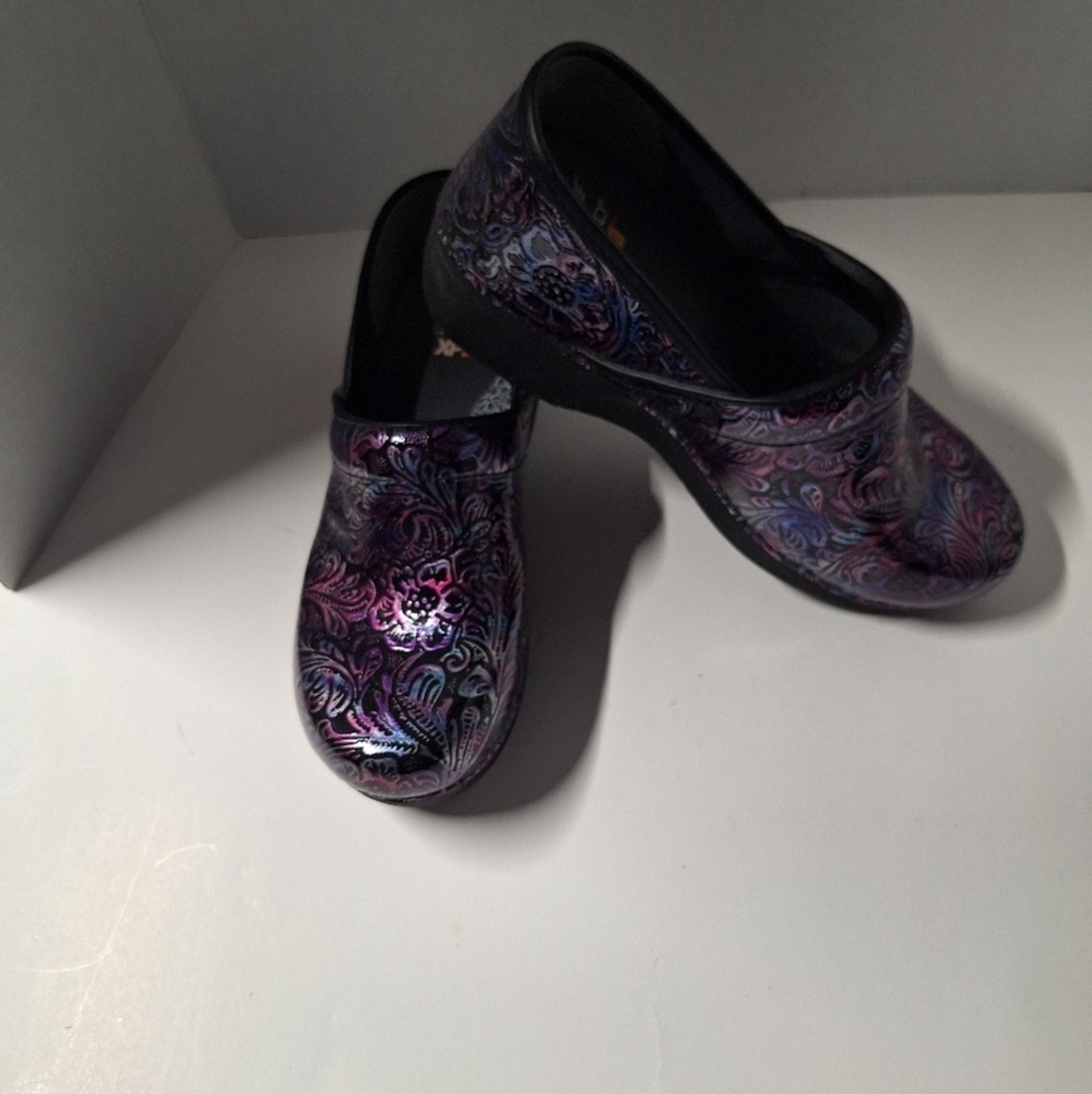 Dansko Women's Multicolor Patterned Clogs
